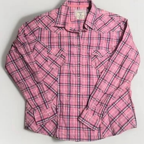Panhandle Rough Stock Western Snap Button Shrit - Picture 1 of 9